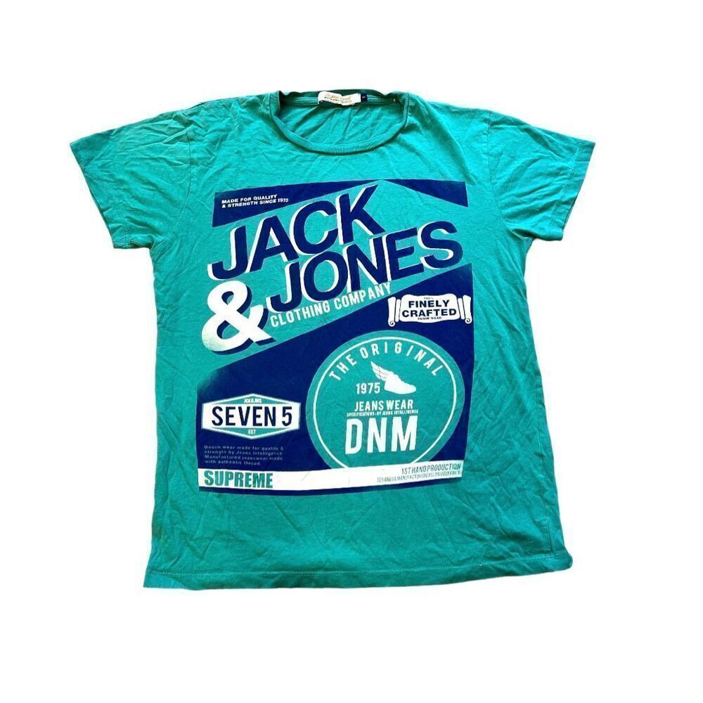Mens Jack & Jones Clothing Co Graphic Tee Shirt - Sz S